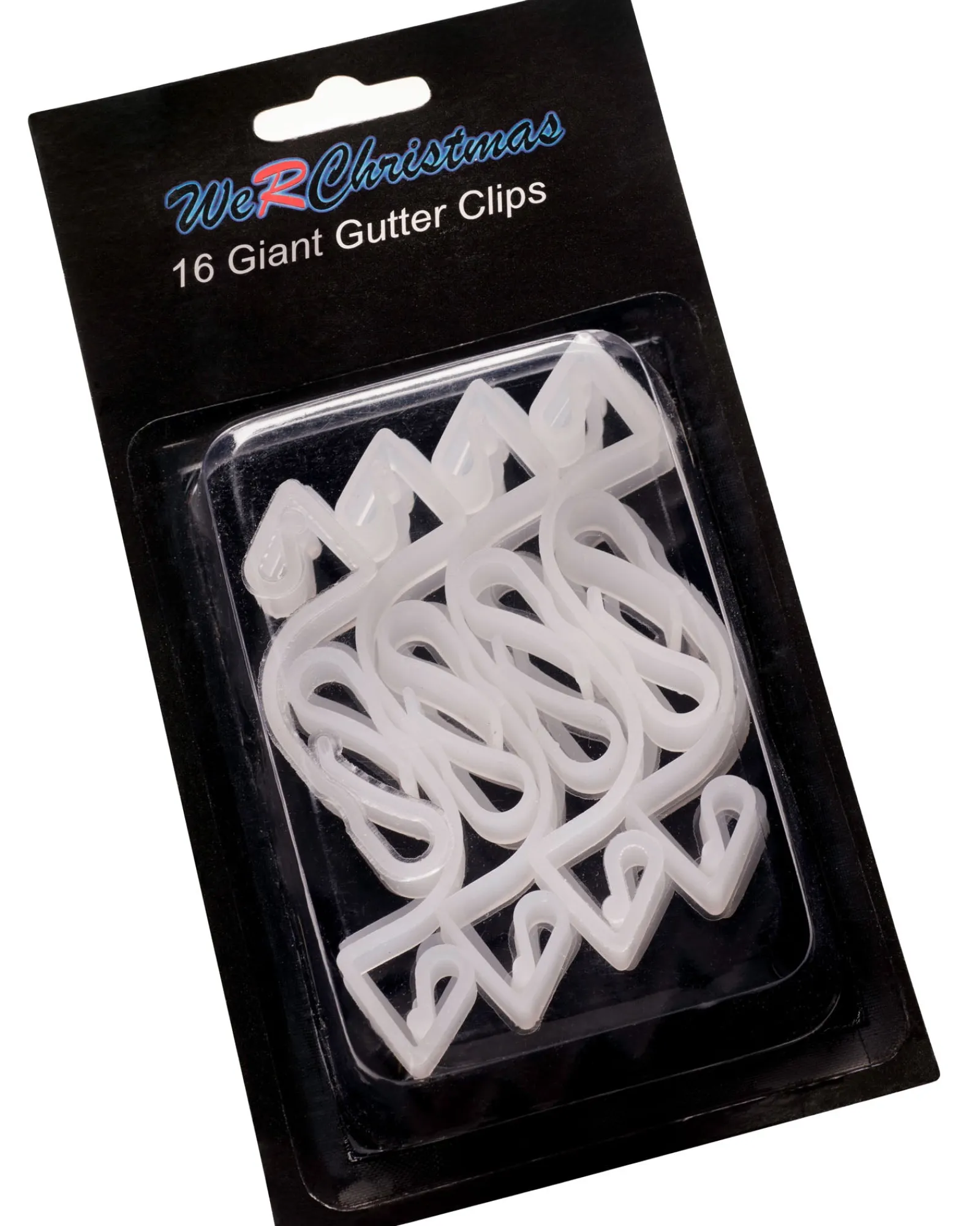 WeRChristmas Large Gutter Hooks, Pack Of 16