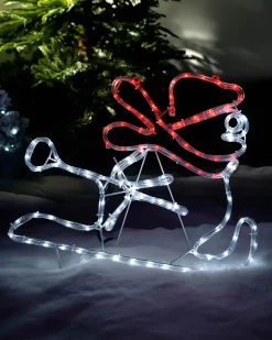 WeRChristmas LED Snowman Rope Light Window Silhouette, 50 Cm