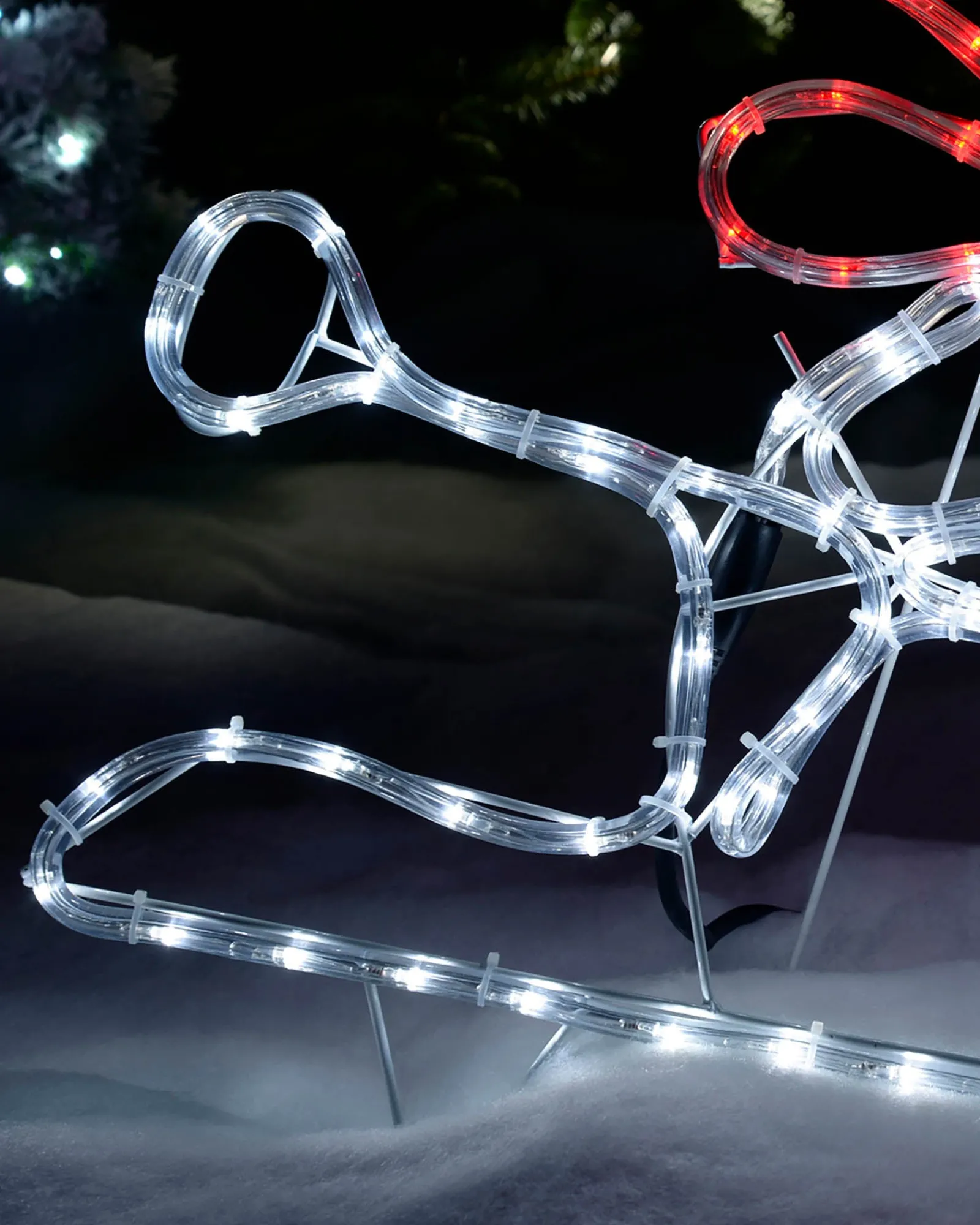 WeRChristmas LED Snowman Rope Light Window Silhouette, 50 Cm