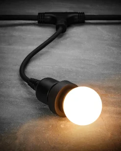 WeRChristmas LINK FESTOON E27 Long Drop Belt, Connectable, 10 Sockets, 50 Cm Spacing