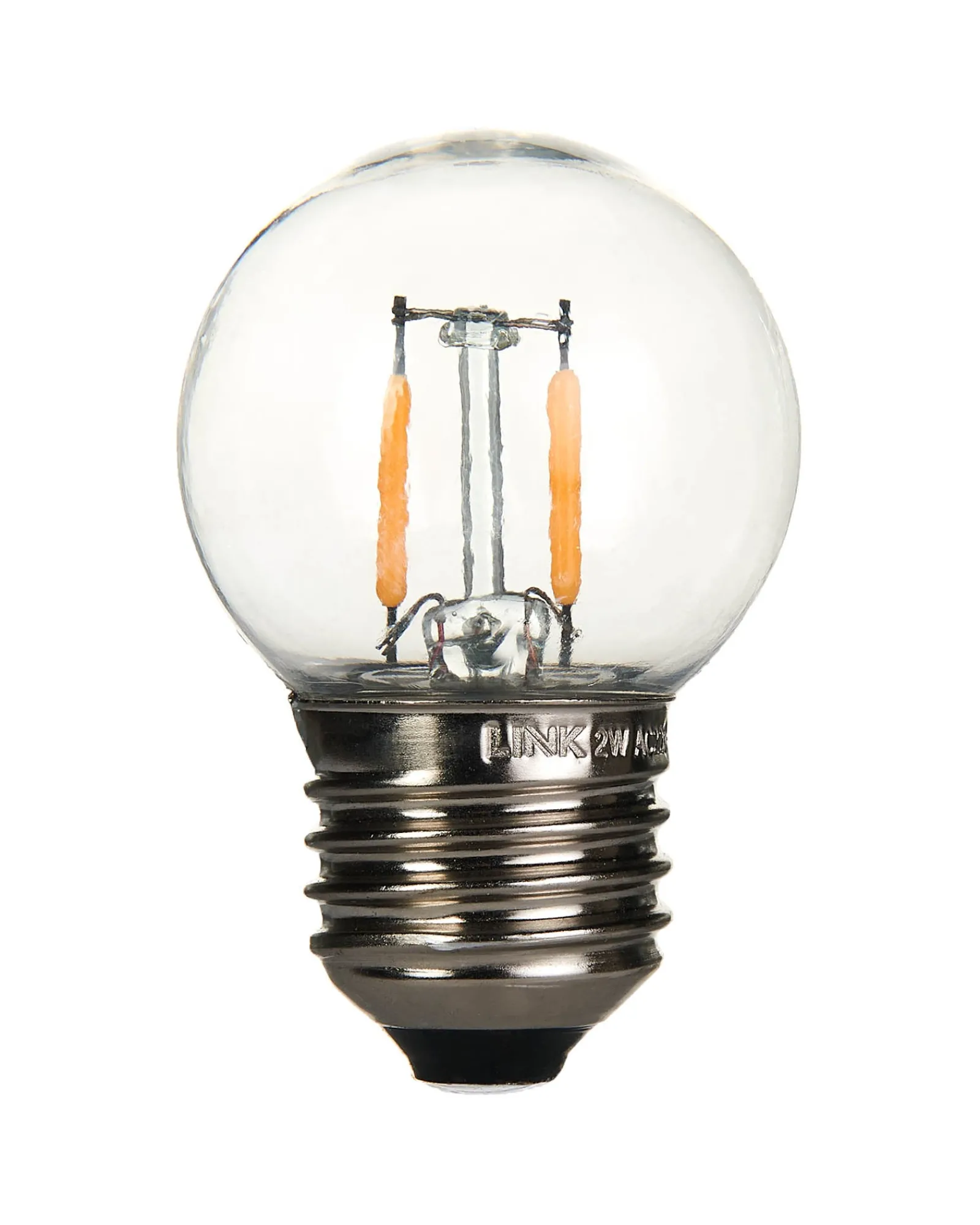 WeRChristmas LINK FESTOON 2W E27 Dimmable Filament LED Bulb, Warm White