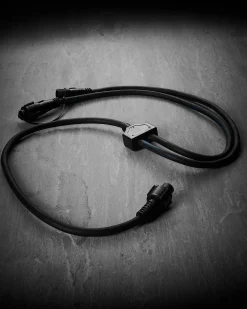 WeRChristmas LINK FESTOON Y Cord Connector, Connectable, Black