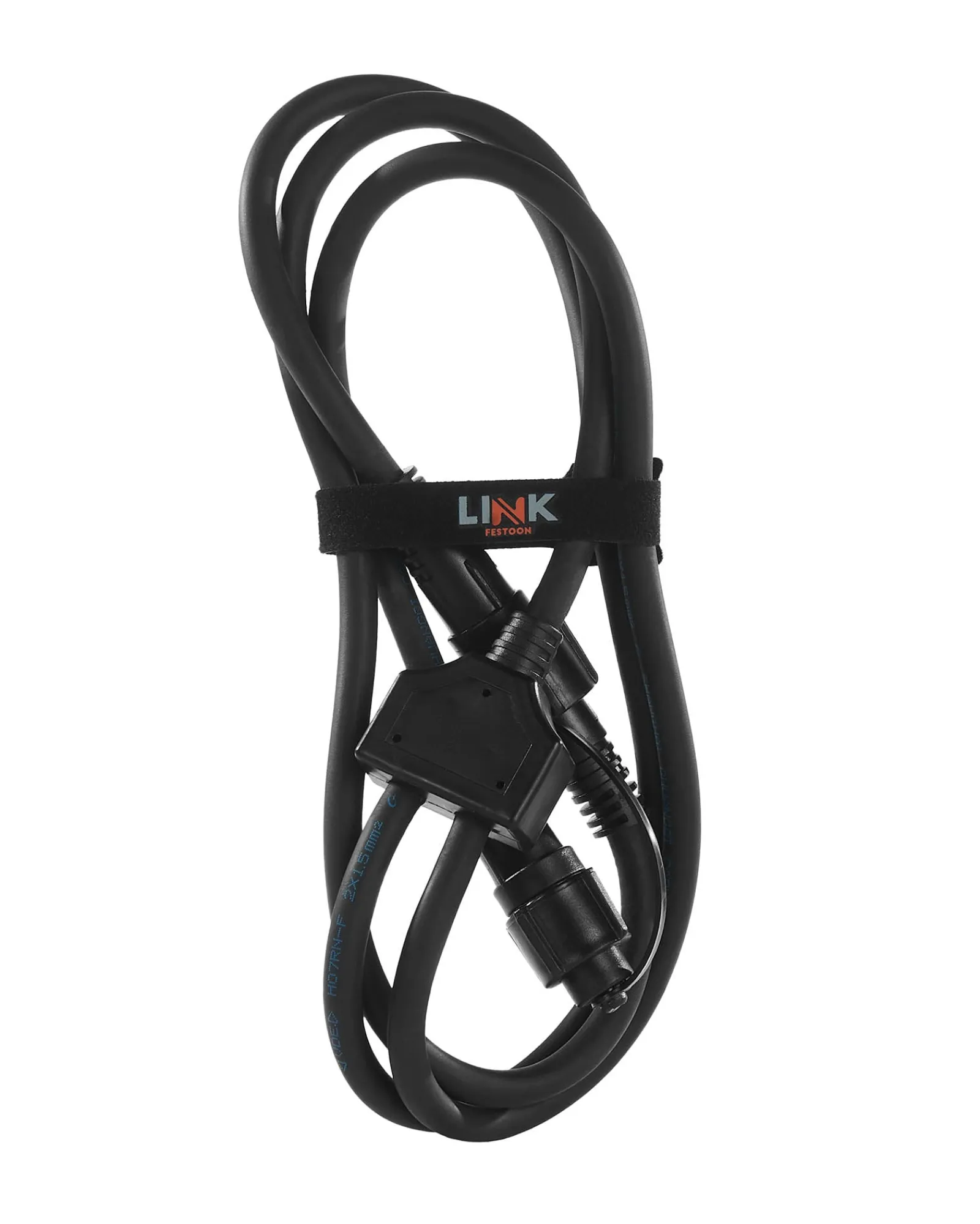 WeRChristmas LINK FESTOON Y Cord Connector, Connectable, Black