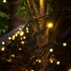 WeRChristmas LINK PRO LED String Lights, Black Cable, Gold