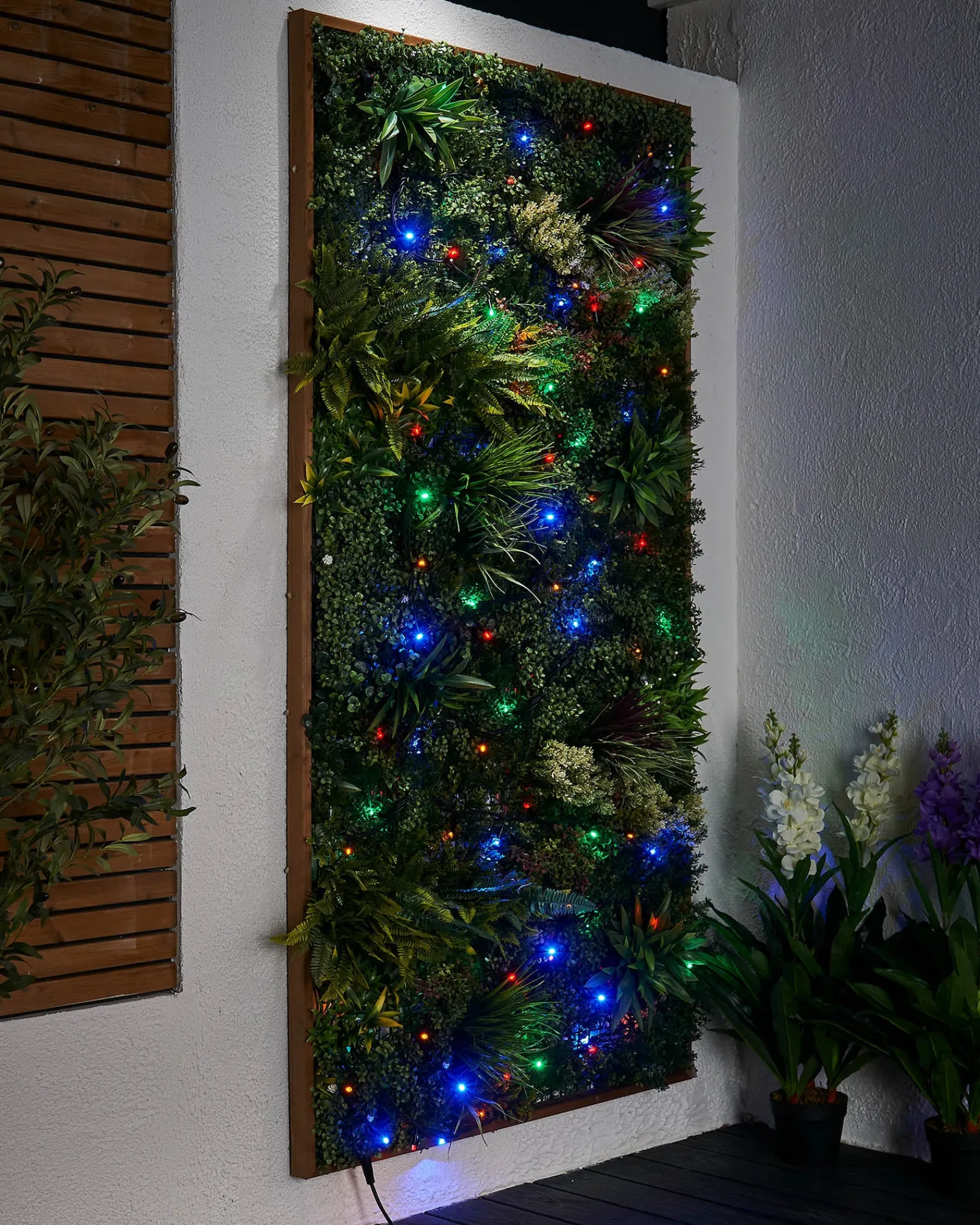 WeRChristmas LINK PRO LED String Lights, Black Cable, Multi Colour
