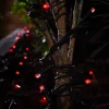 WeRChristmas LINK PRO LED String Lights, Black Cable, Red