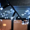 WeRChristmas LINK PRO Twinkle LED String Lights, Black Cable, White