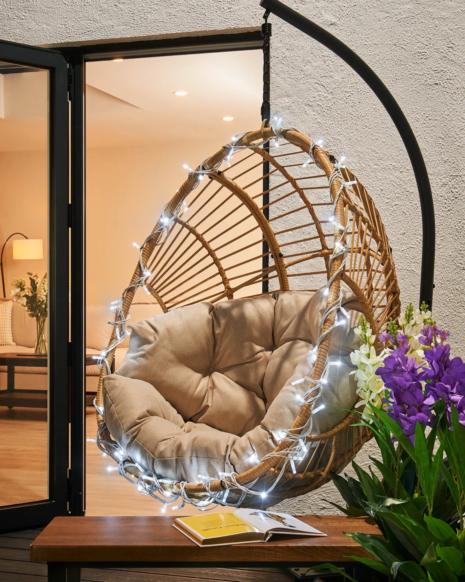 WeRChristmas LINK PRO Twinkle LED String Lights, White Cable, White