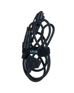 WeRChristmas LINK PRO Y Cord Connector, Connectable, Black