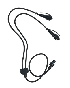 WeRChristmas LINK PRO Y Cord Connector, Connectable, Black