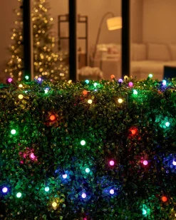 WeRChristmas LINK UP LED Berry Lights, Black Cable, Pastel Multi Colour