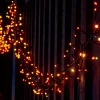 WeRChristmas LINK UP LED Cluster Lights, Black Cable, Autumn Colour