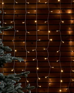WeRChristmas LINK UP LED Curtain Lights, White Cable, 2 M X 2.5 M, Warm White