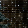 WeRChristmas LINK UP LED Curtain Lights, White Cable, 2 M X 2.5 M, White