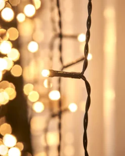WeRChristmas LINK UP LED Curtain Lights, Black Cable, 1 M X 1.2 M, Warm White