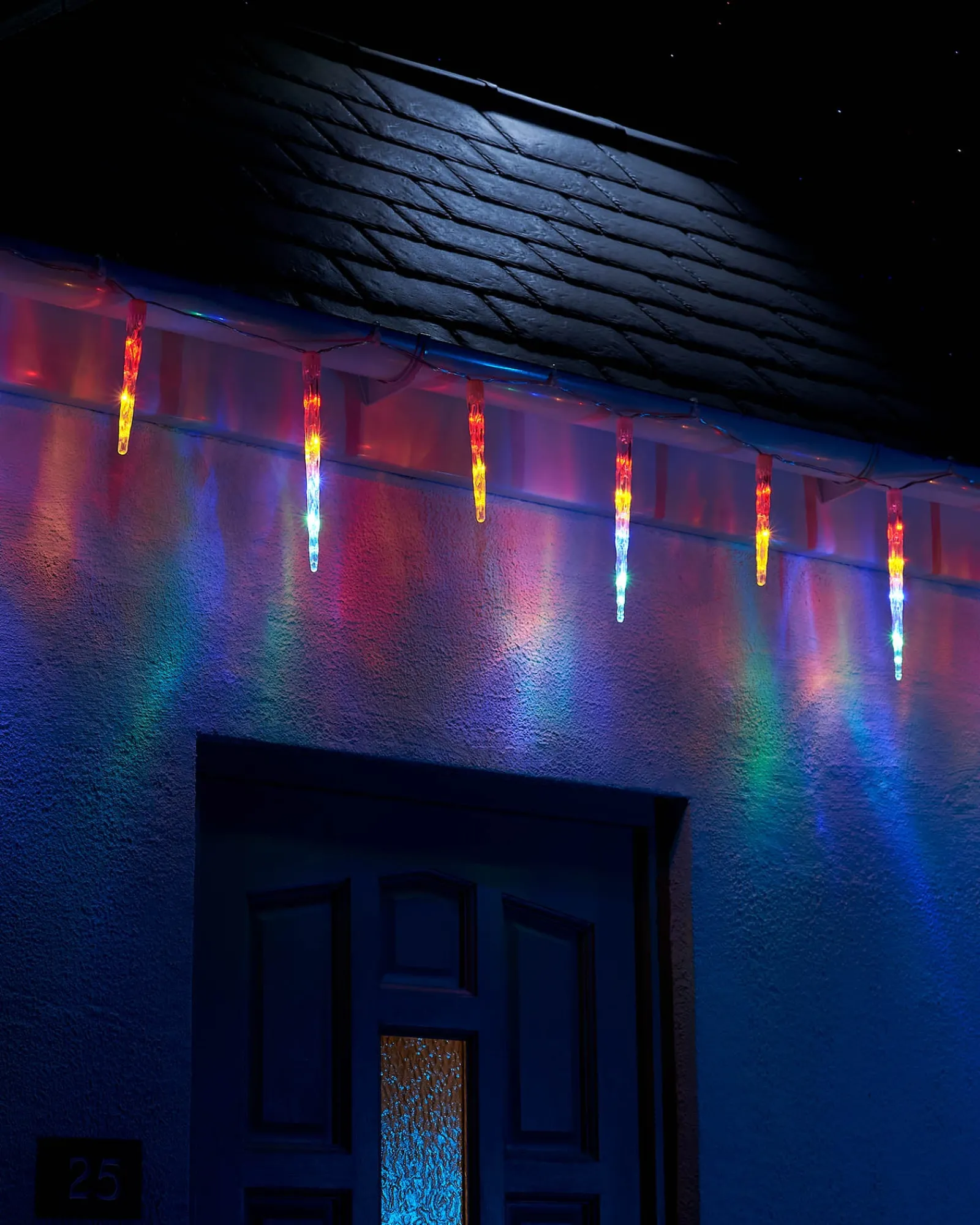 WeRChristmas LINK UP LED Icicle Drop Lights, Multi Colour