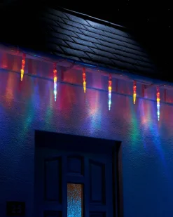 WeRChristmas LINK UP LED Icicle Drop Lights, Multi Colour