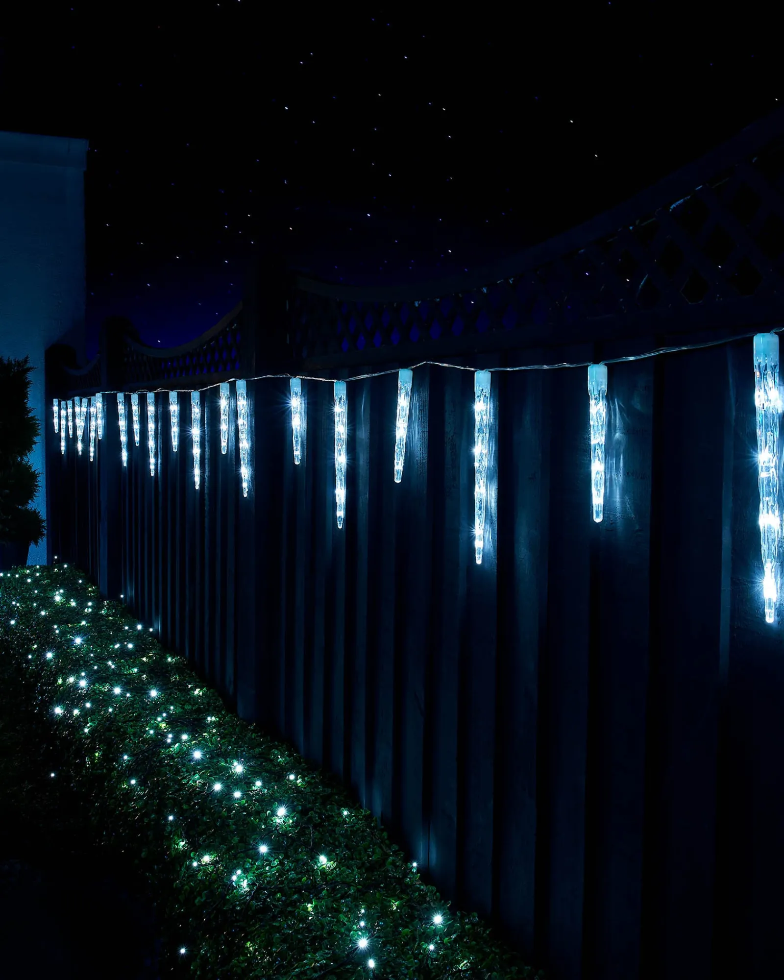 WeRChristmas LINK UP LED Icicle Drop Lights, White