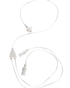 WeRChristmas LINK UP Y Cord Connector, Connectable, White Cable