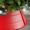 WeRChristmas Matt Metal Tree Collar, Red, 66 Cm