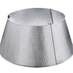 WeRChristmas Metal Tin Tree Collar, Silver, 55 Cm