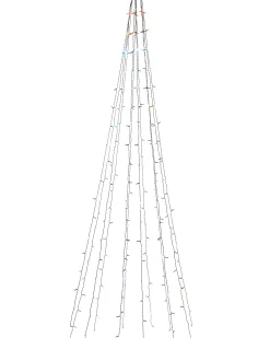 WeRChristmas Multi-Coloured LED Christmas Tree Light String, 2 M