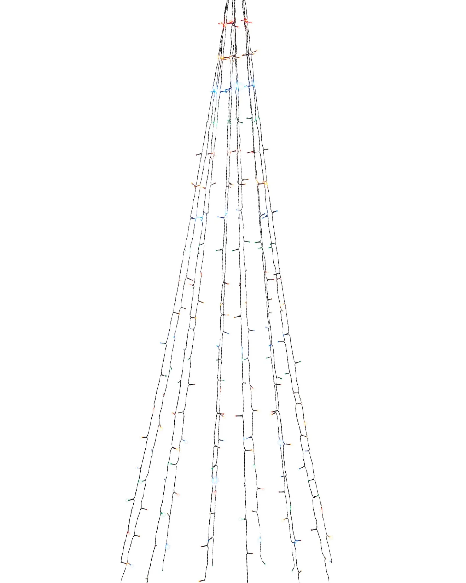 WeRChristmas Multi-Coloured LED Christmas Tree Light String, 2 M