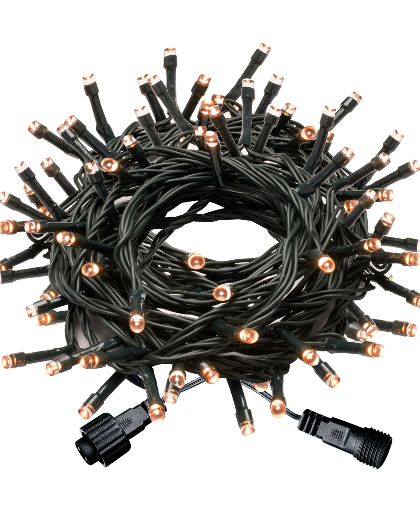 WeRChristmas Multi-Function 100 LED Connectable Light String, Warm White