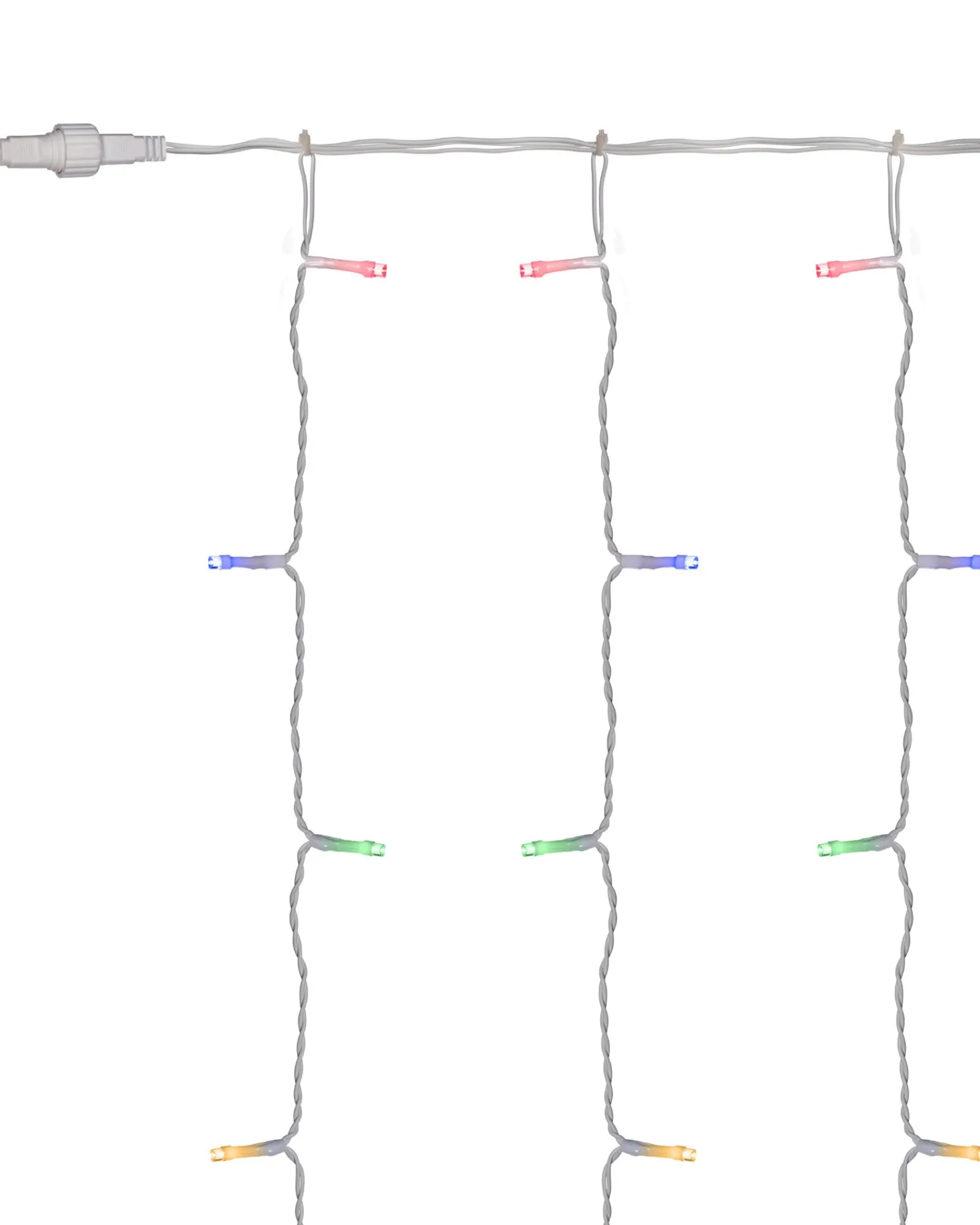 WeRChristmas Multi-Function 300 LED Connectable Curtain Light String, Multi-Coloured