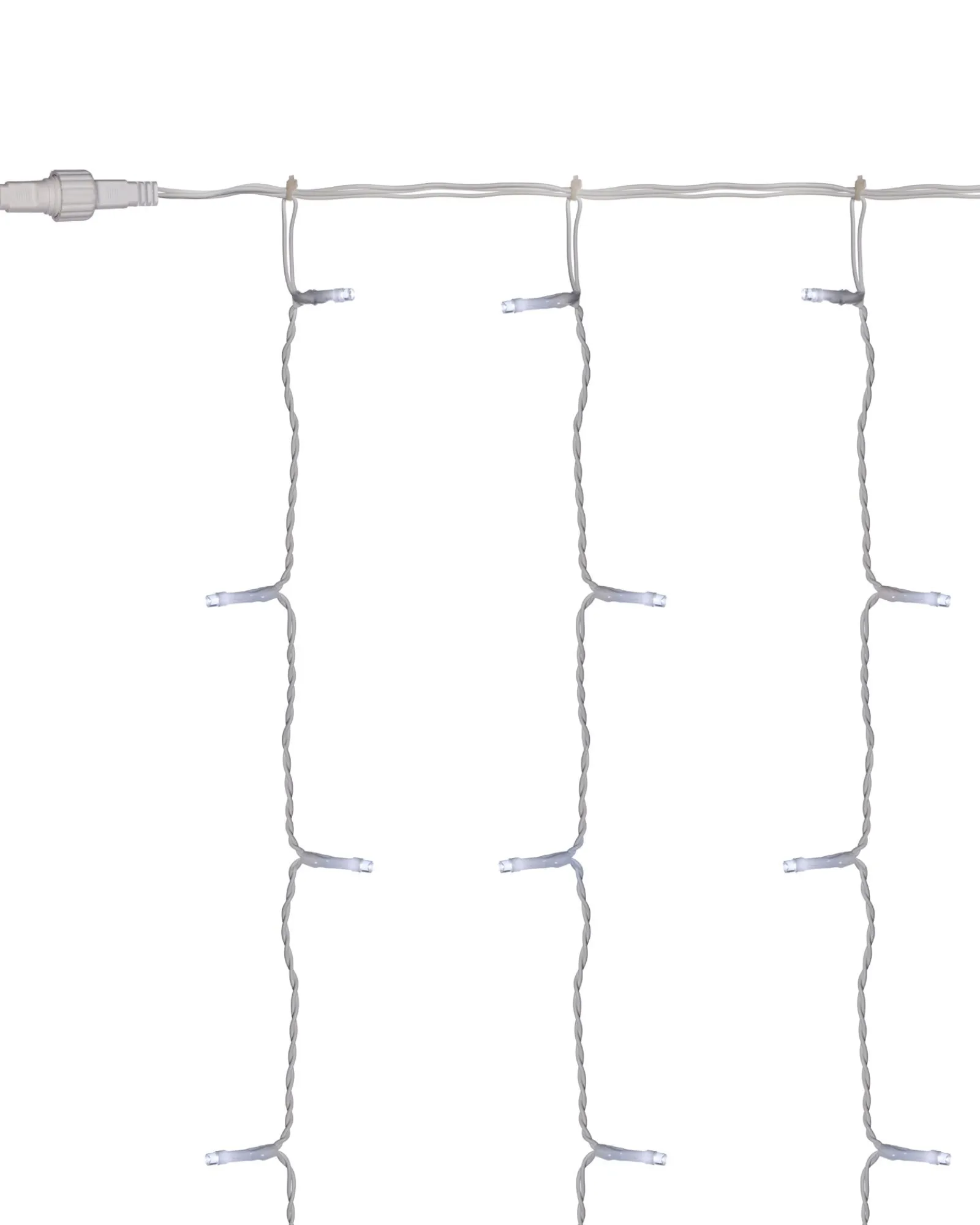 WeRChristmas Multi-Function 500 LED Connectable Curtain Light String, Bright White