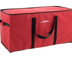 WeRChristmas Ornament And Decorations Storage Box, Red, 38 Cm