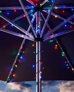 WeRChristmas Outdoor Multi-Function 120 LED Light String, Multi Colour