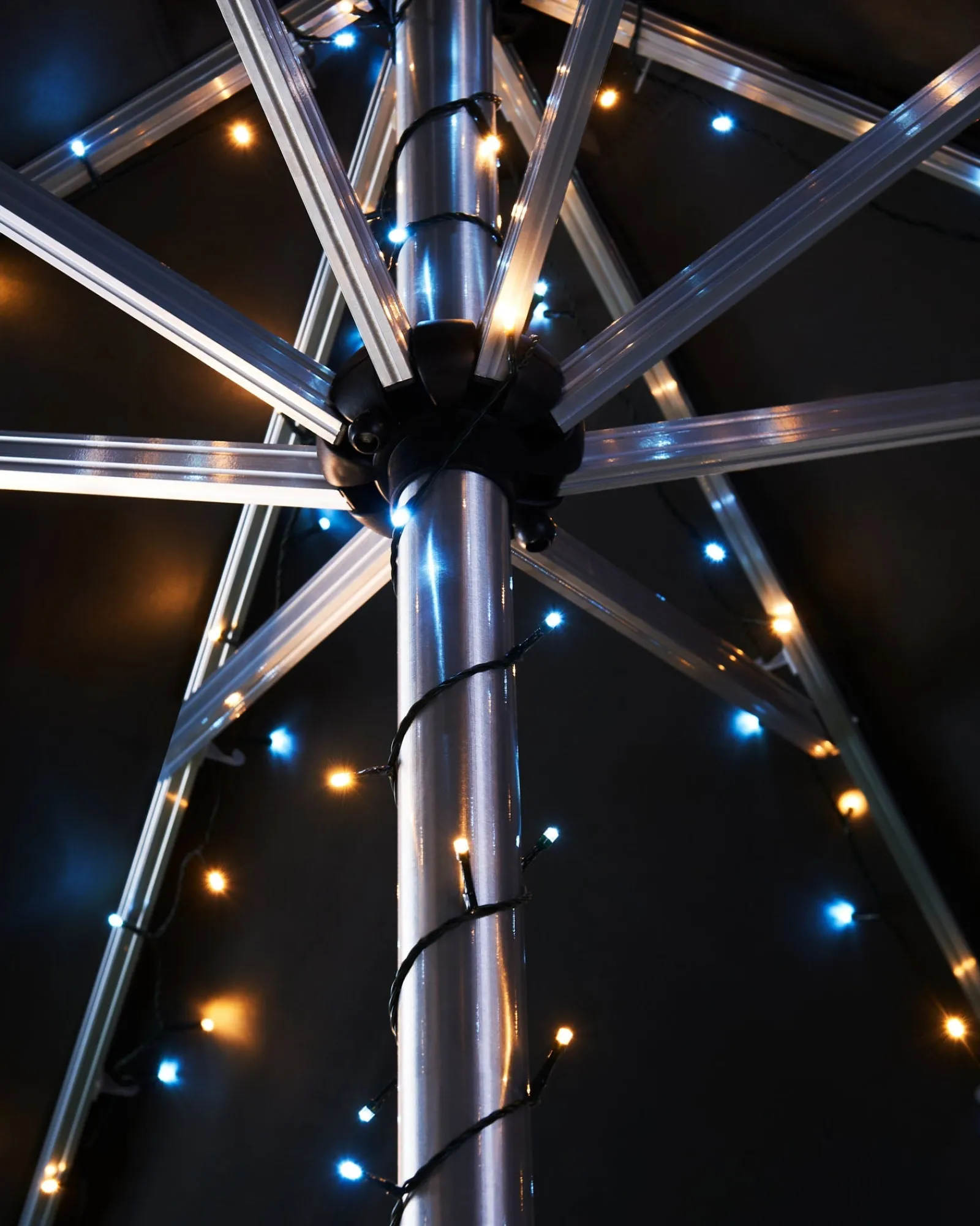 WeRChristmas Outdoor Multi-Function 480 LED Light String, Warm White & Ice White