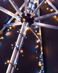 WeRChristmas Outdoor Multi-Function 480 LED Light String, Warm White & Ice White