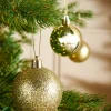 WeRChristmas Pale Gold Shatterproof Bauble, 50 Pack