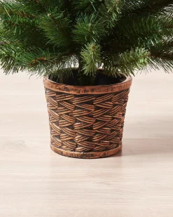 WeRChristmas Potted Victorian Pine Christmas Tree, 3 Ft