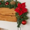 WeRChristmas Pre-Decorated Garland, Red/Gold, 6 Ft
