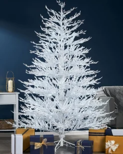 WeRChristmas Pre-Lit Arctic Ice Twig Christmas Tree, 6 Ft