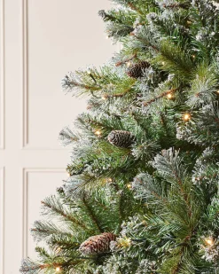WeRChristmas Pre-lit Blue Brockton Spruce Christmas Tree, 5 Ft