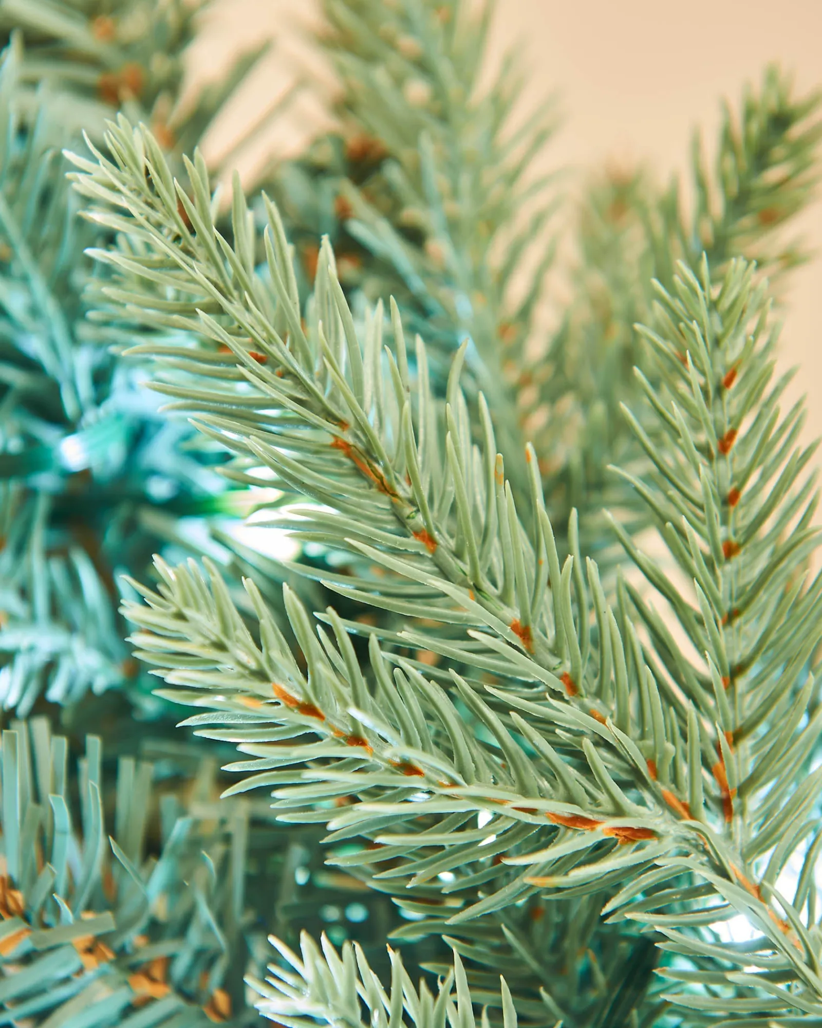 WeRChristmas Pre-Lit Blue Mixed Pine Garland, 9 Ft