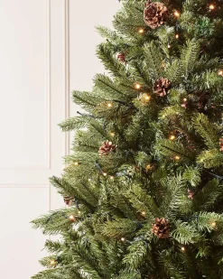 WeRChristmas Pre-Lit Craford Pine Christmas Tree, 12 Ft