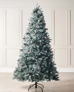 WeRChristmas Pre-Lit Edwardian Spruce Multi-Function Christmas Tree, 6 Ft
