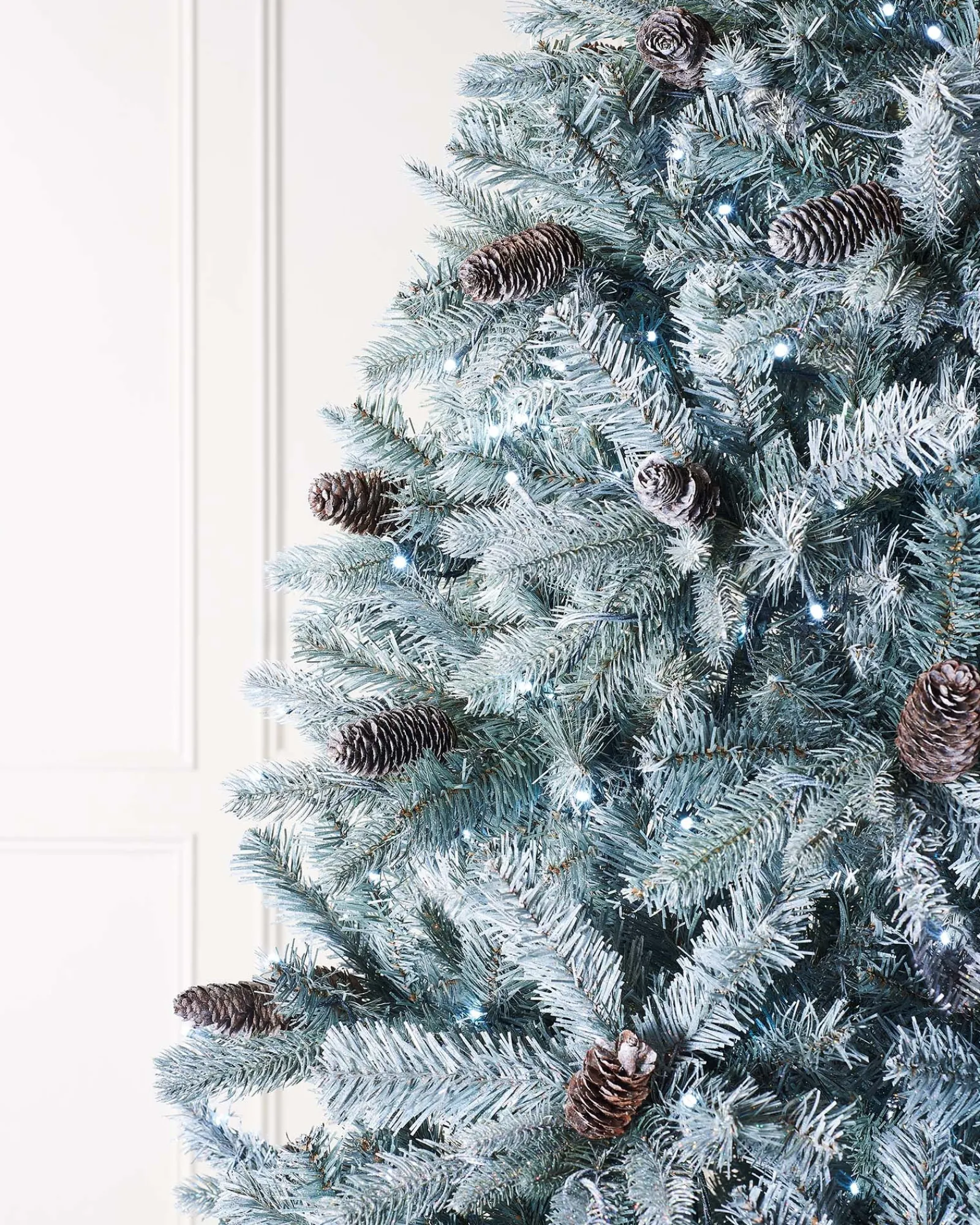 WeRChristmas Pre-Lit Edwardian Spruce Multi-Function Christmas Tree, 7 Ft