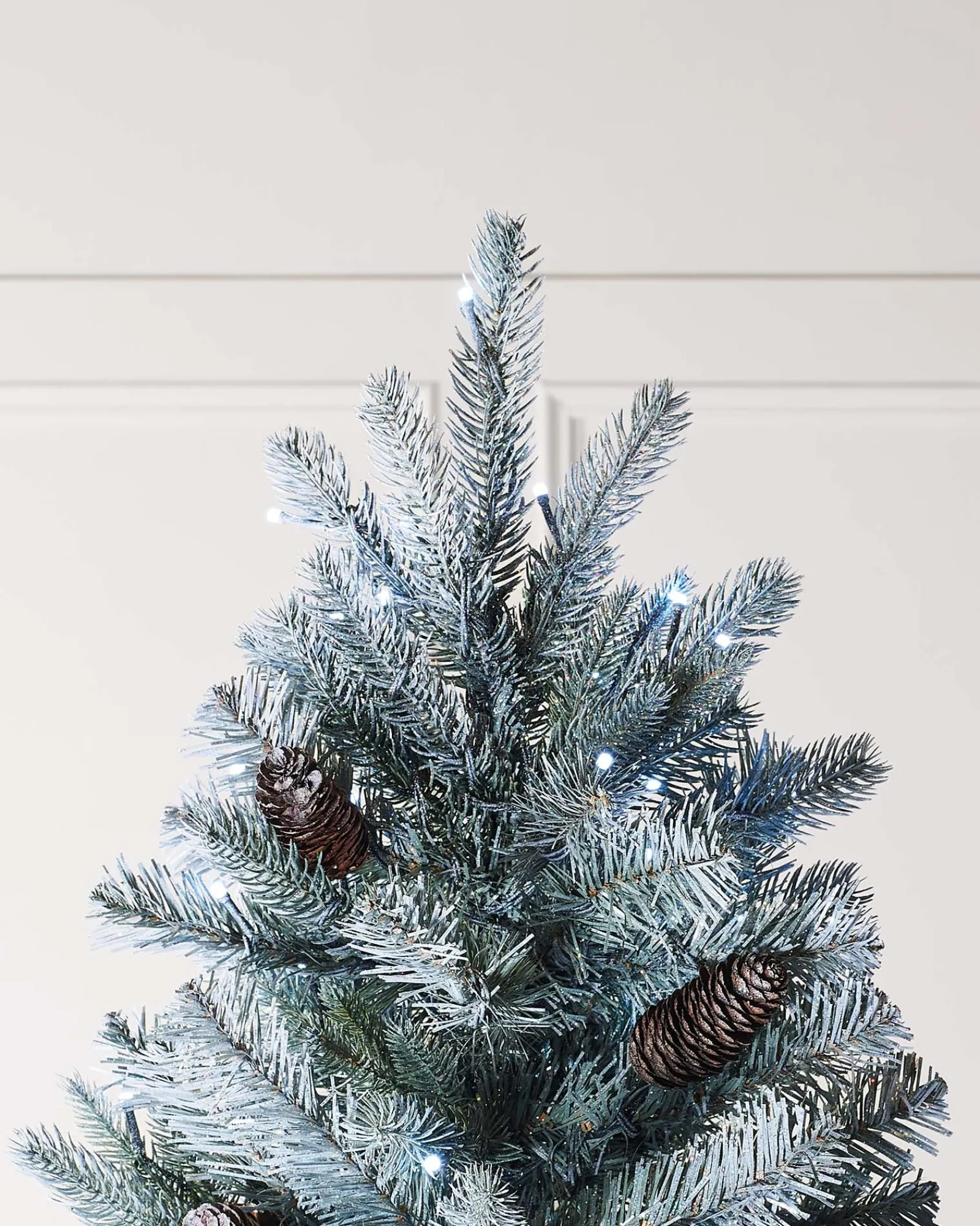 WeRChristmas Pre-Lit Edwardian Spruce Multi-Function Christmas Tree, 7 Ft