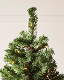 WeRChristmas Pre-Lit Emerald Spruce Christmas Tree, Warm White, 6 Ft