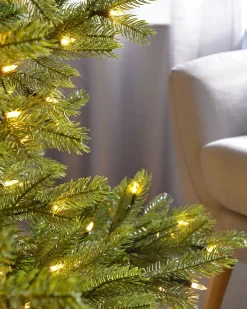 WeRChristmas Pre-Lit Empress Pine Multi-Function Christmas Tree, 6 Ft