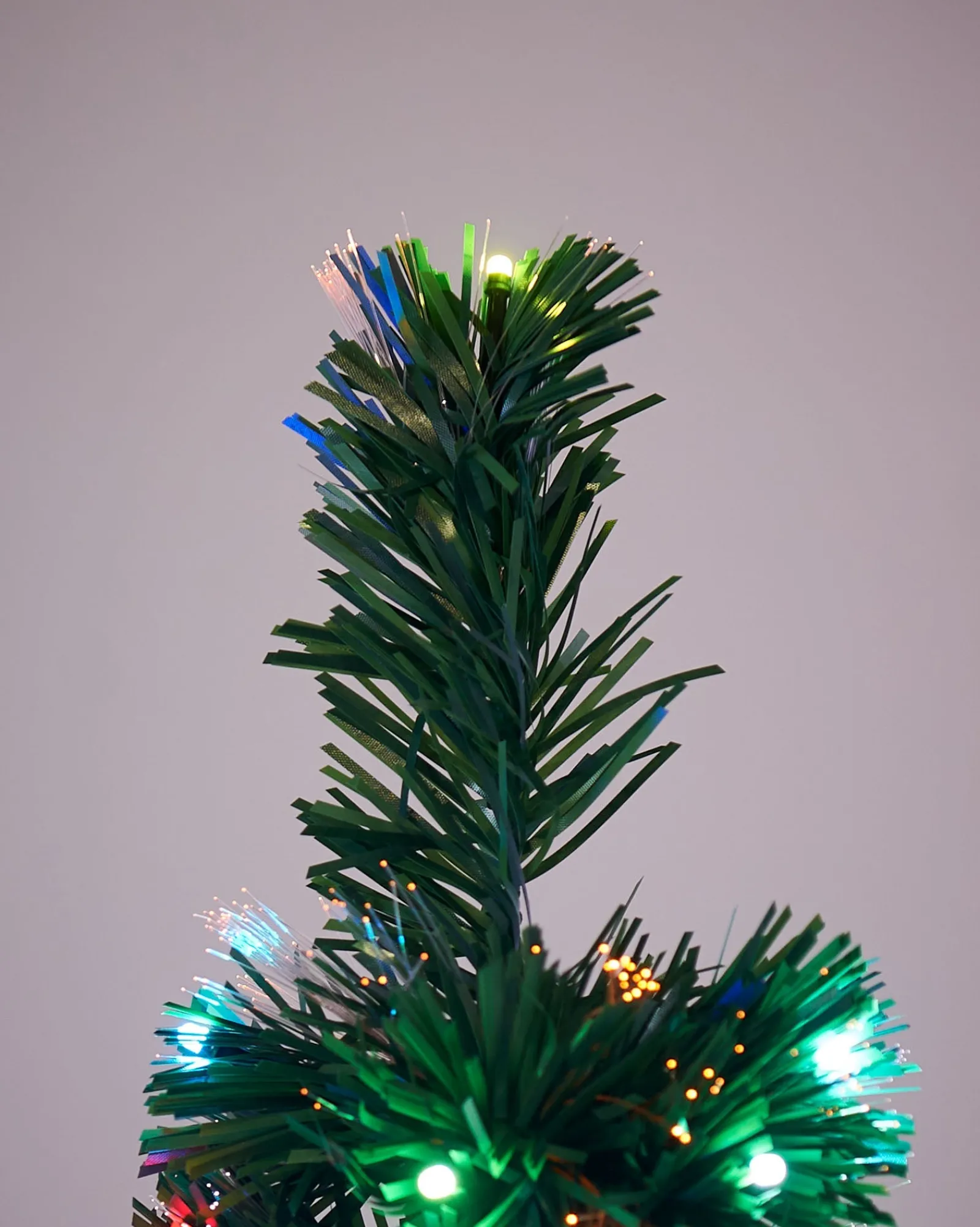 WeRChristmas Pre-Lit Fibre Optic Multi-Colour Christmas Tree, 7 Ft