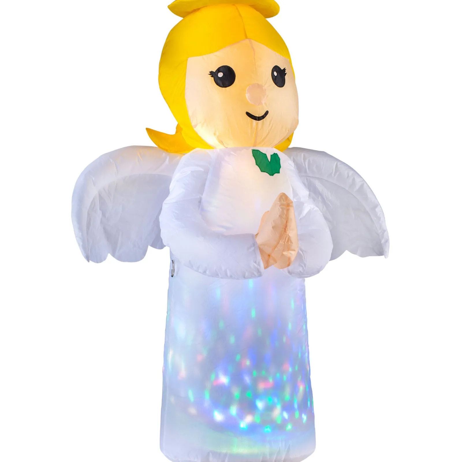 WeRChristmas Pre-Lit Inflatable Colour Changing Angel, 3.5 Ft