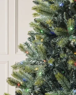 WeRChristmas Pre-Lit Mixed Pine Dual Christmas Tree, 6 Ft