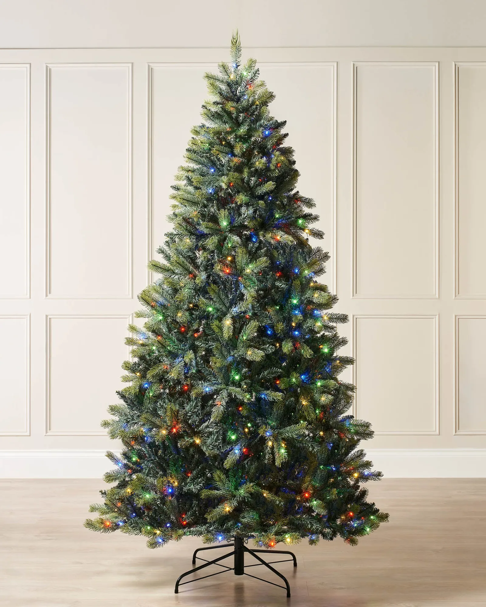 WeRChristmas Pre-Lit Mixed Pine Dual Christmas Tree, 7 Ft